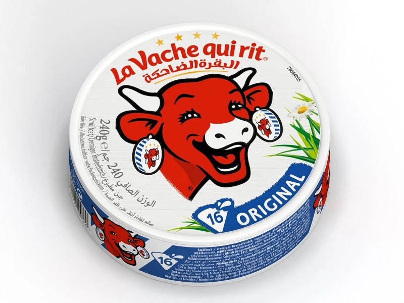 De iconische ronde doosjes van La Vache qui rit